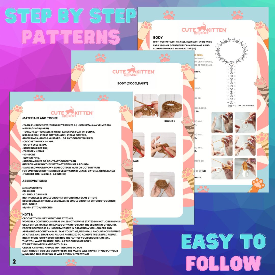 18 Cats Crochet Pattern Bundle!